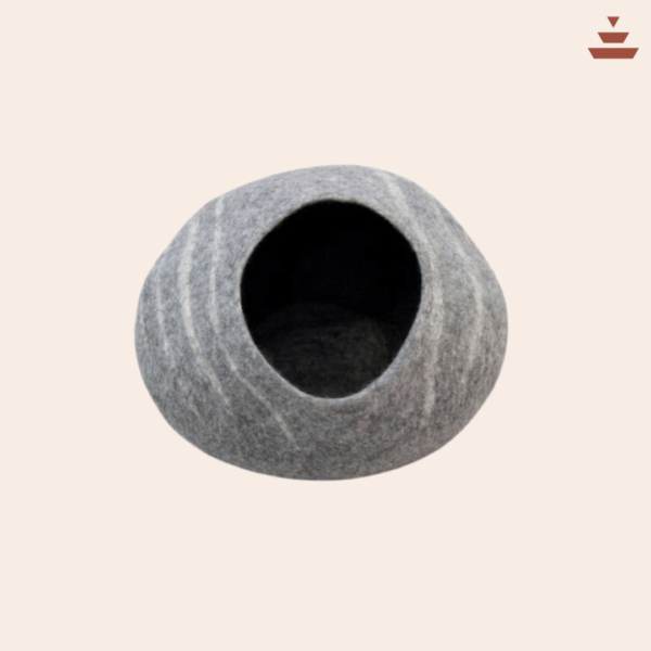 Cat House with Stone Theme Design – 100% NZ Wool - Image 3