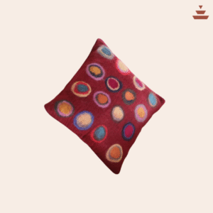 Abstract Cushion  – Handmade 100% New Zealand Wool Cushion Cover