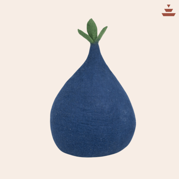 Cat House with Radish Theme Design – 100% NZ Wool - Image 2
