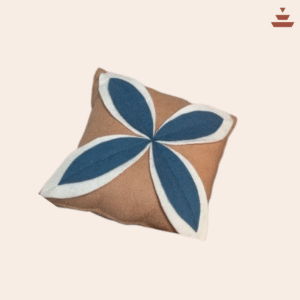 Floral Design – Handmade 100% New Zealand Wool Cushion Cover