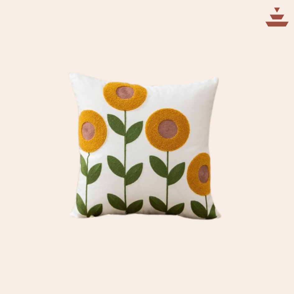 Petal Design Cushion – Handmade 100% New Zealand Wool Cushion Cover