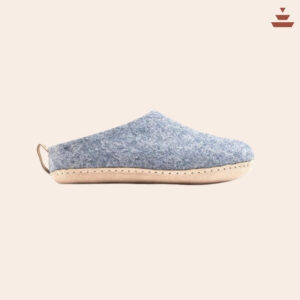 Himalayan Aesthetics Premium Wool Slippers - Sky Blue