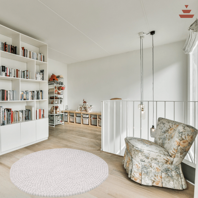 Gundri – White Natural Grey Rug in 100% New Zealand Wool